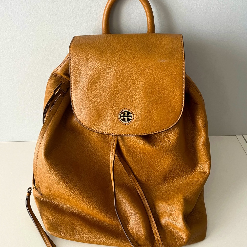 Tory Burch leather backpack
